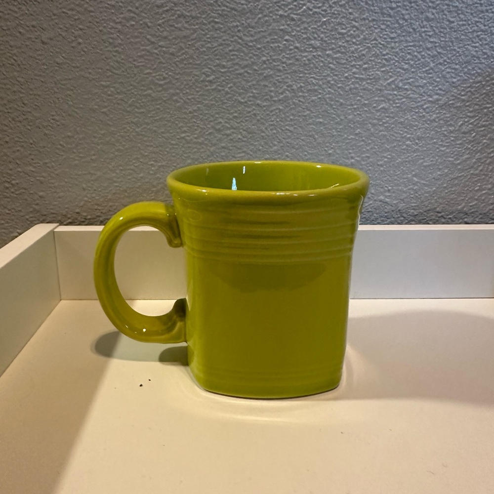 Fiestaware Green Dining Mug with Textured Design